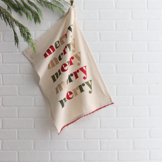 Printed Christmas Kitchen Towel