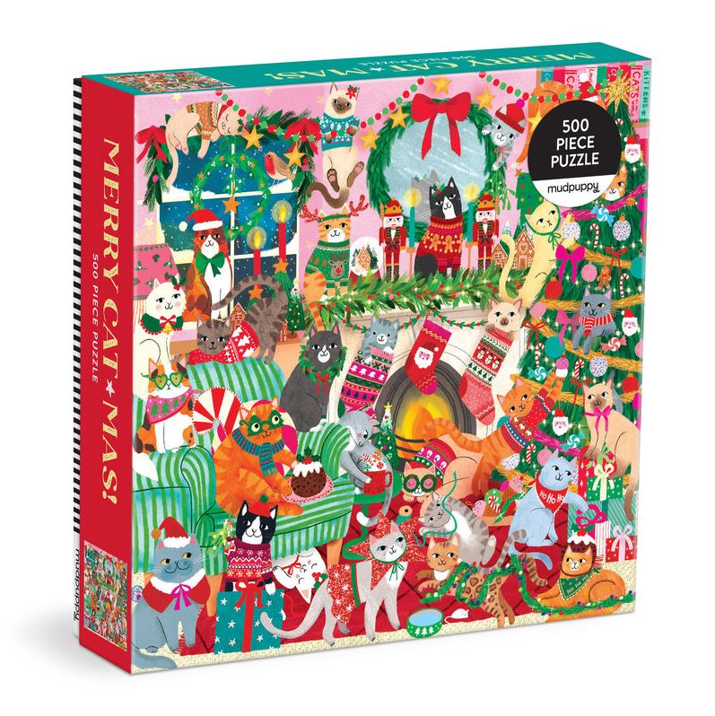 Merry Catmas! 500 Piece Family Puzzle