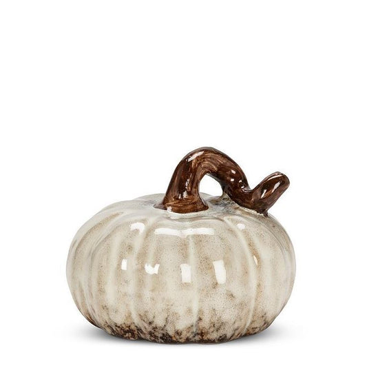 Mini Ivory Pumpkin