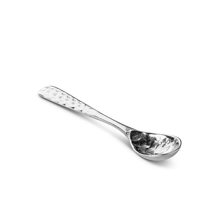 Mini Hammered Silver Spoon