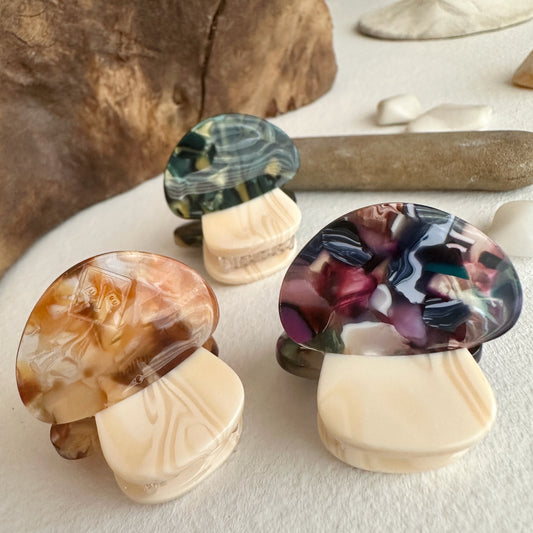 Mushroom Mini Claw Clips