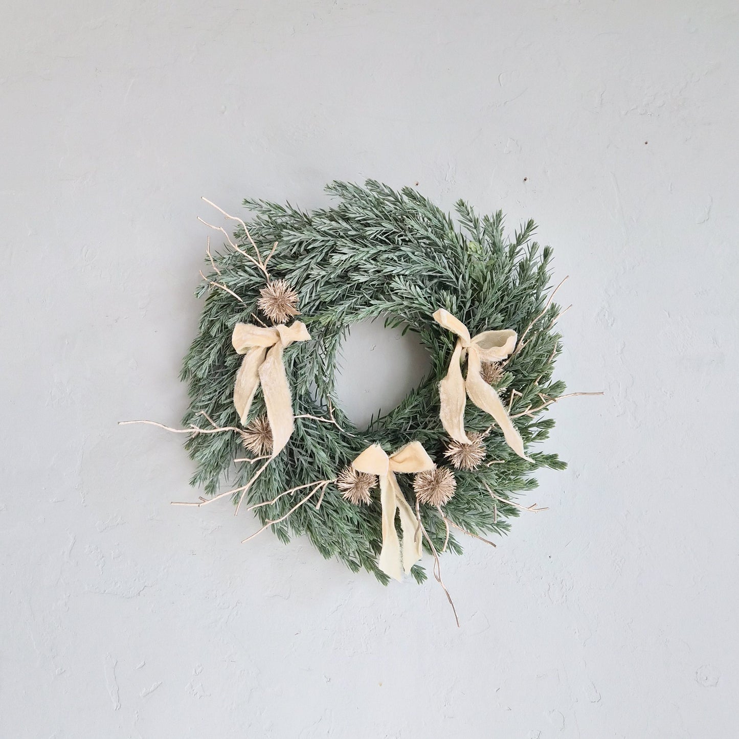13"Mini Wreath- Soft Neutrals