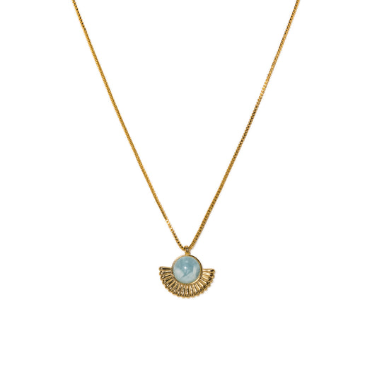 Moonpetal Pendant Necklace