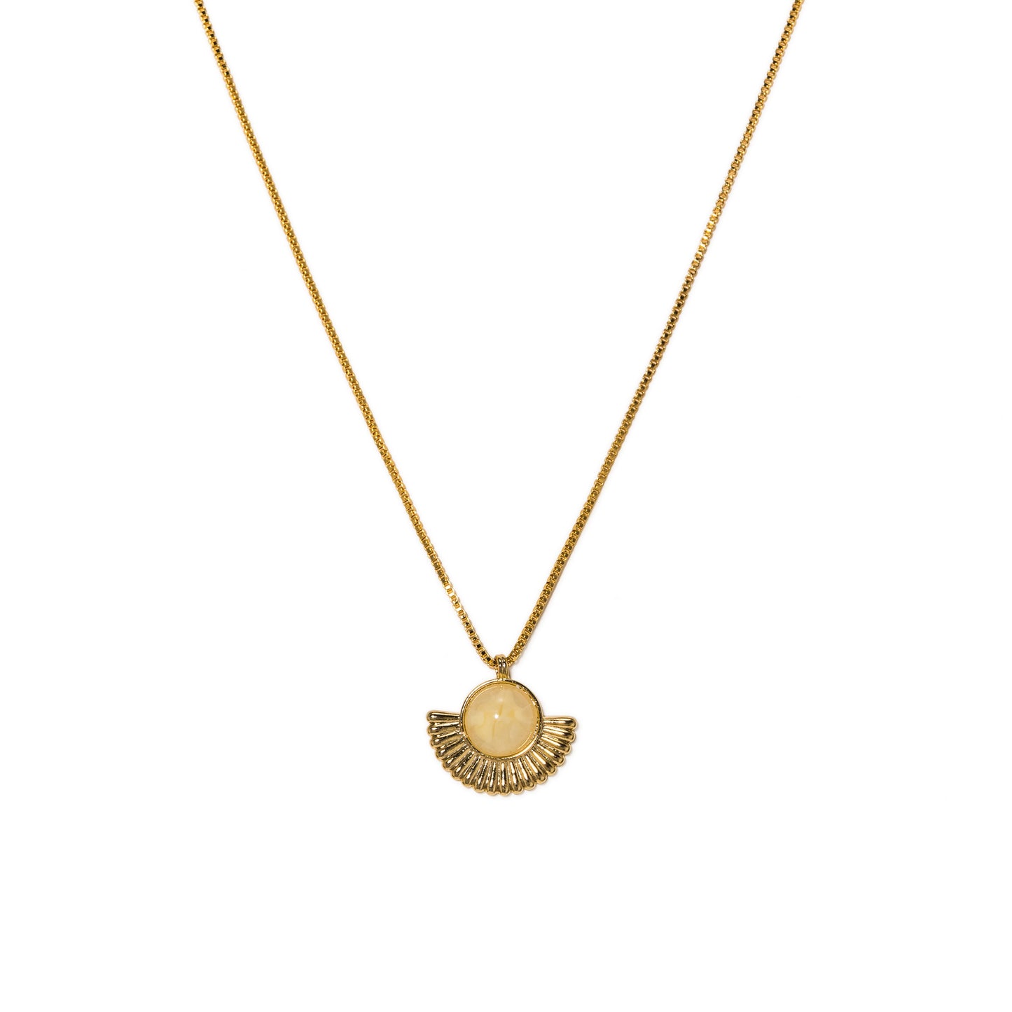 Moonpetal Pendant Necklace