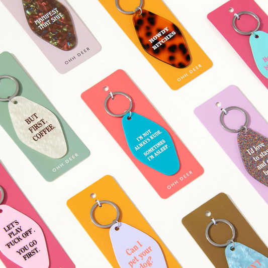 Motel Style Keychains