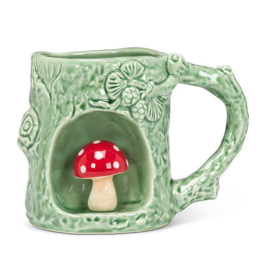 Tree Mug with Mushroom