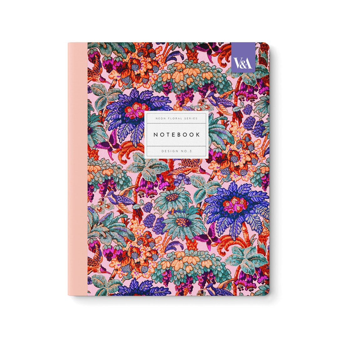 Neon Floral Premium Exercise Books