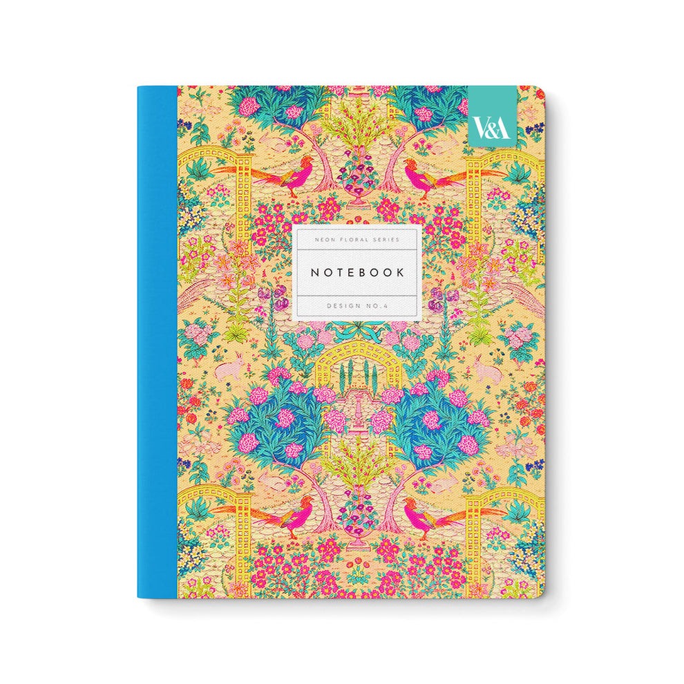 Neon Floral Premium Exercise Books