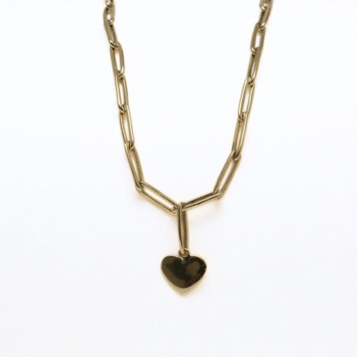 Paperclip Heart Necklace