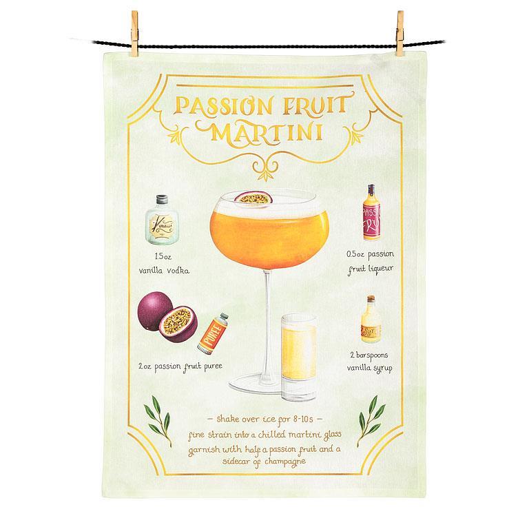 Passion Fruit Martini Tea Towel