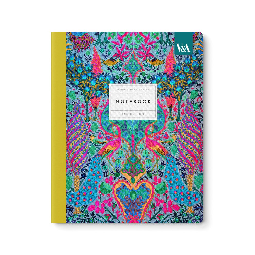 Neon Floral Premium Exercise Books
