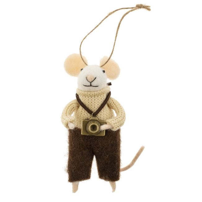 Holiday Felt Mice Ornaments