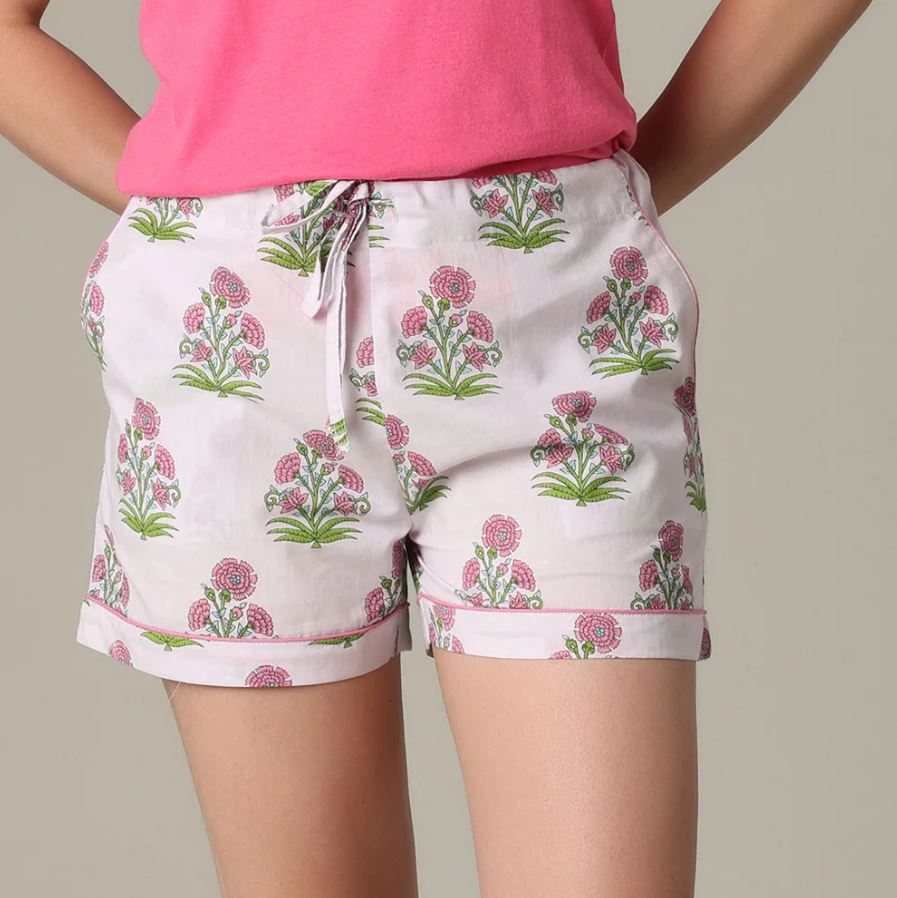 Cotton Pajama Shorts