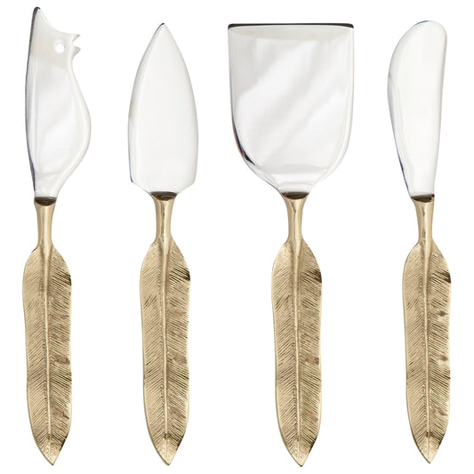 Plume Cheese Knives - Set of 4