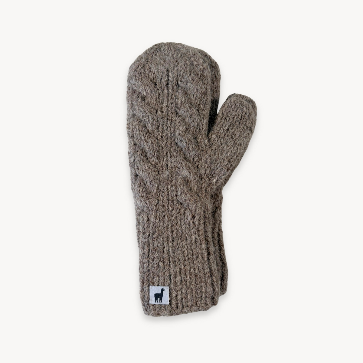 Hand-Knit Alpaca Mittens
