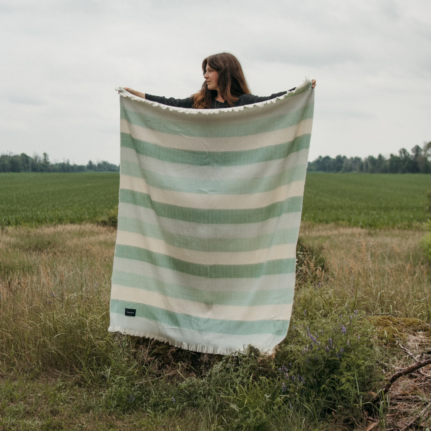 Large Alpaca Throw Blanket