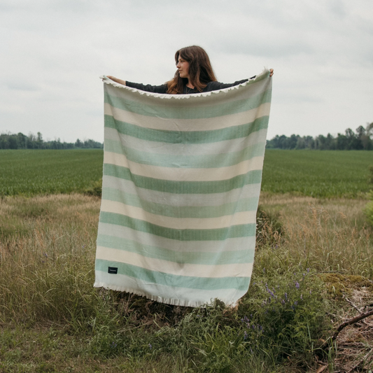 Large Alpaca Throw Blanket