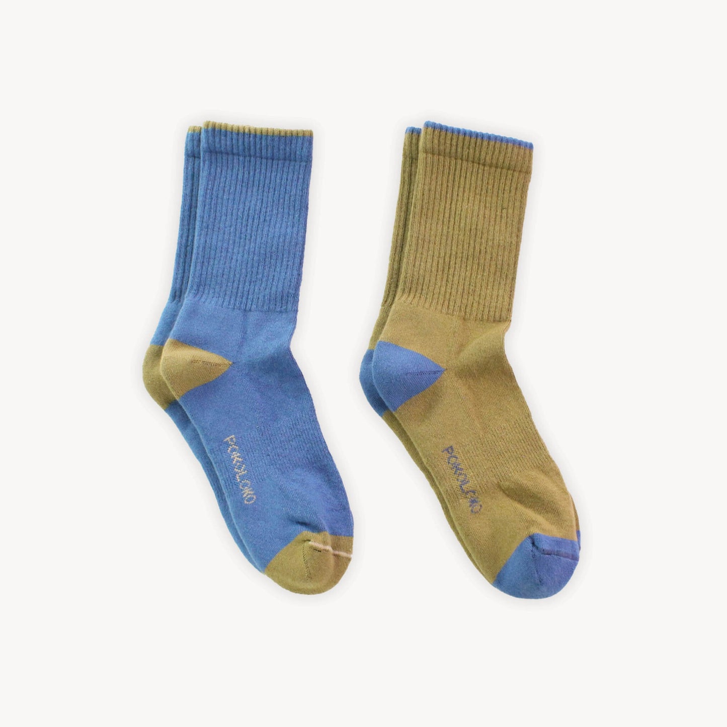 Pima Cotton Heel Toe Socks - 2 Pack
