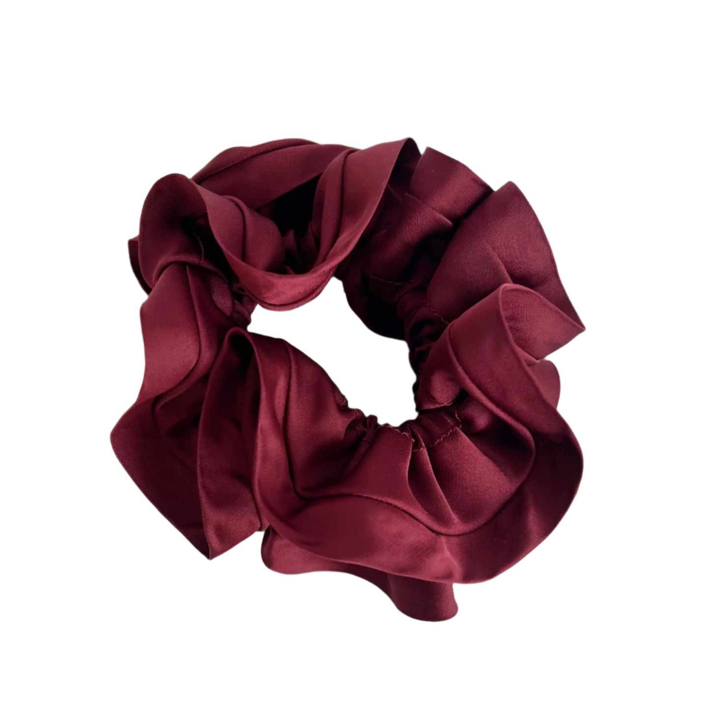 Satin Trim Scrunchies