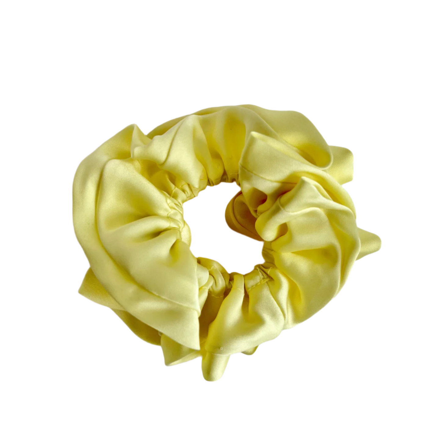 Satin Trim Scrunchies