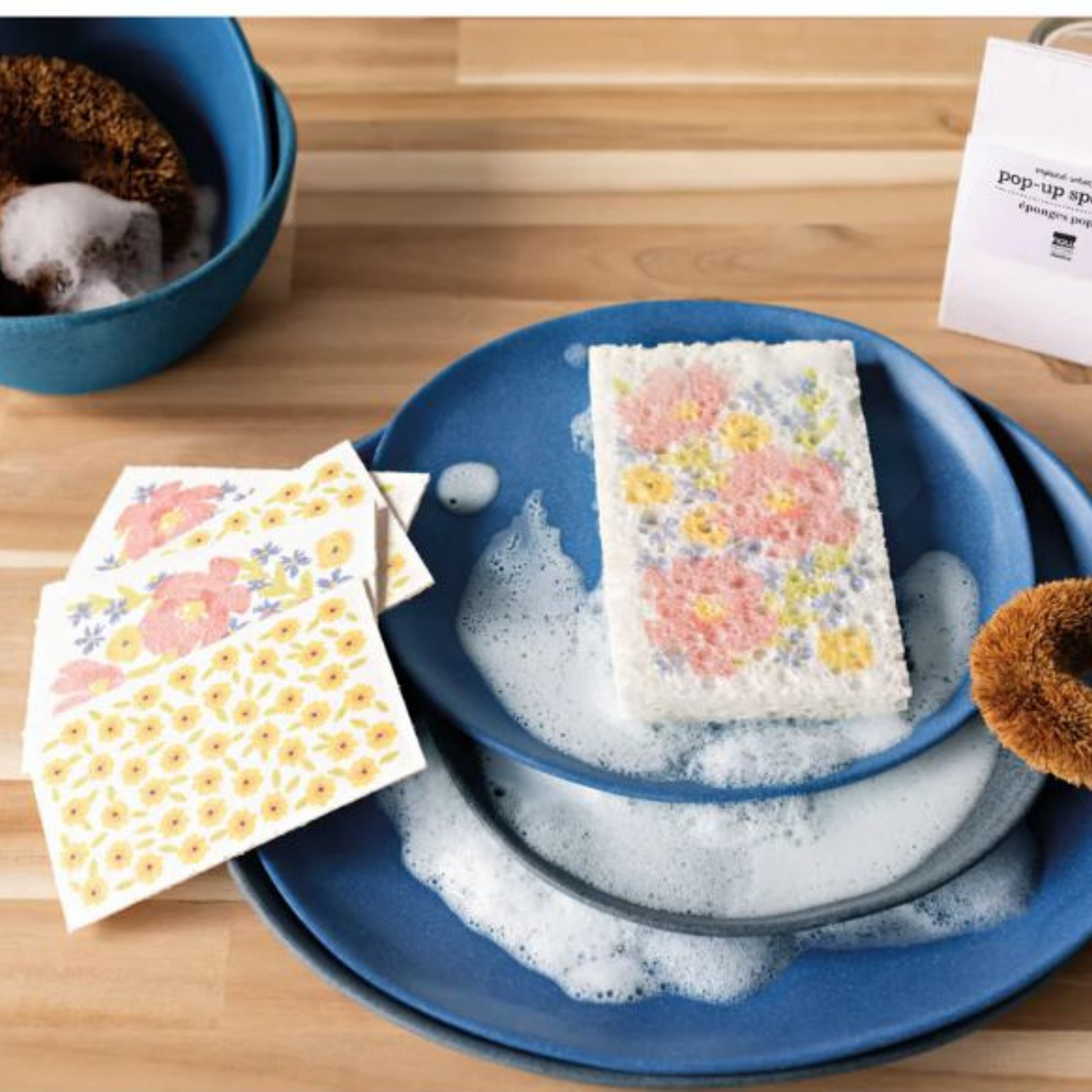 "Pop-Up" Compostable Sponges - Set of 4