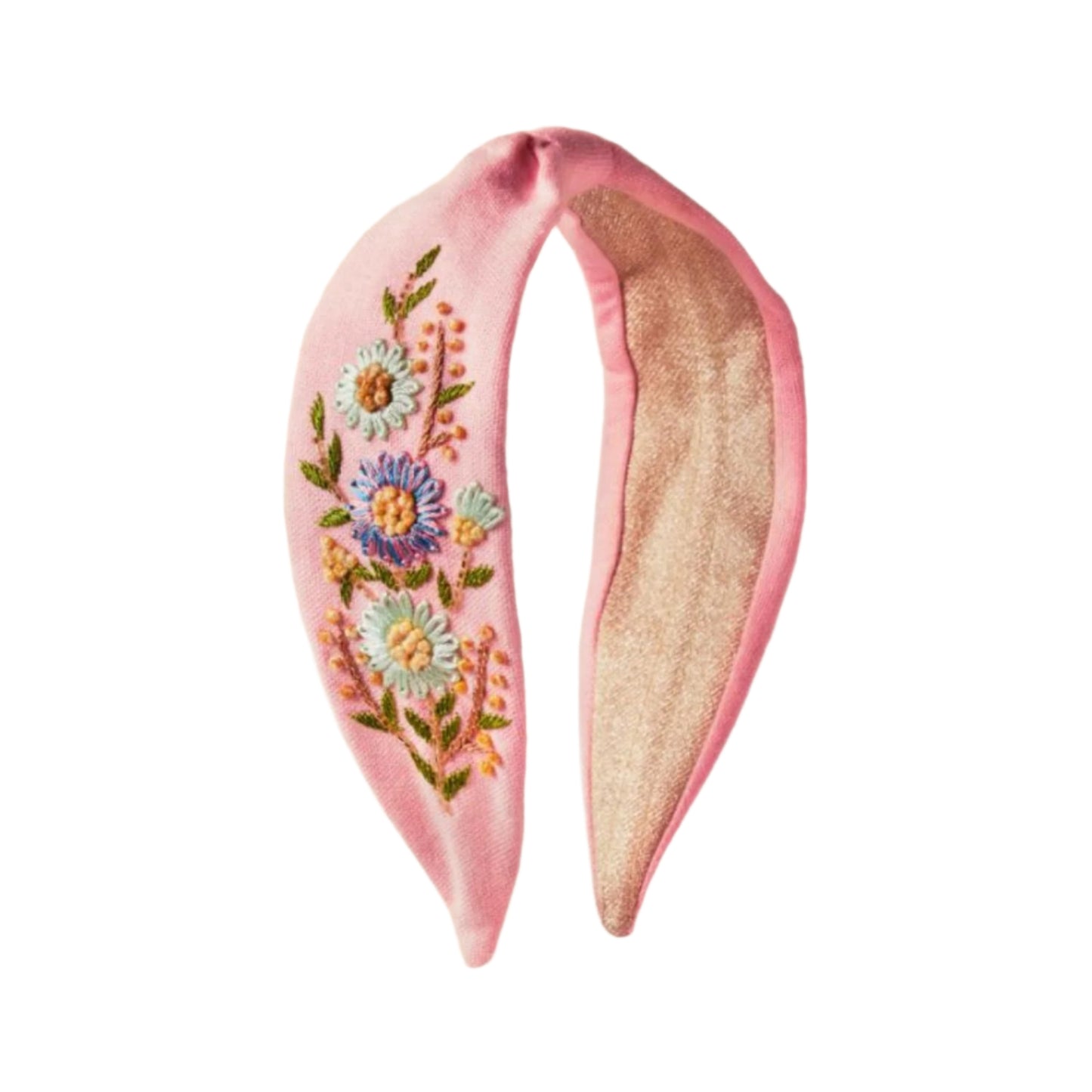 Embroidered Cotton Headband