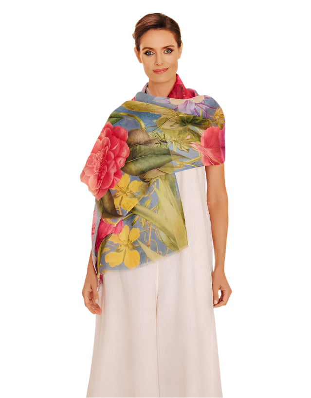 Linen/Cotton Printed Scarves