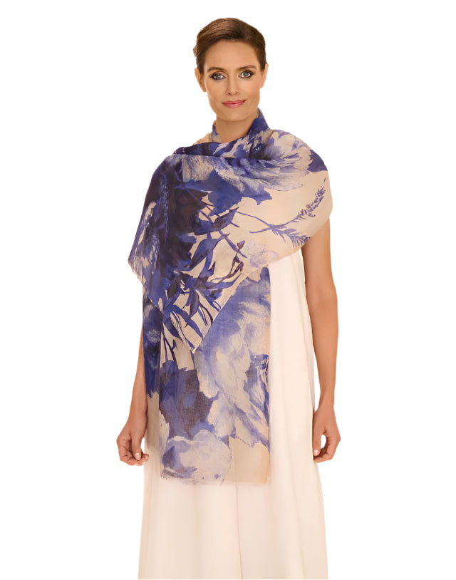Linen/Cotton Printed Scarves