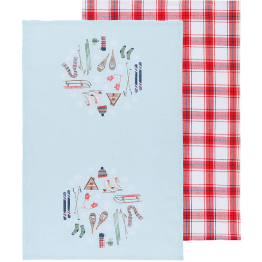 Printed Dish Towels Set of 2