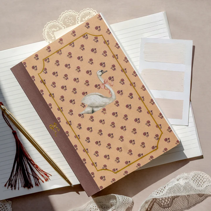 Journal - Swan with Bow