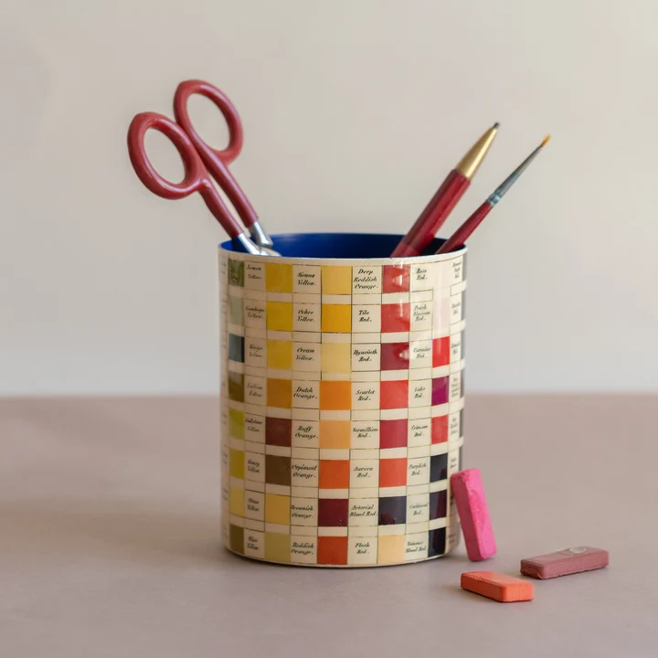 Printed Enamel Everything Pot - Werner's Nomenclature of Colours