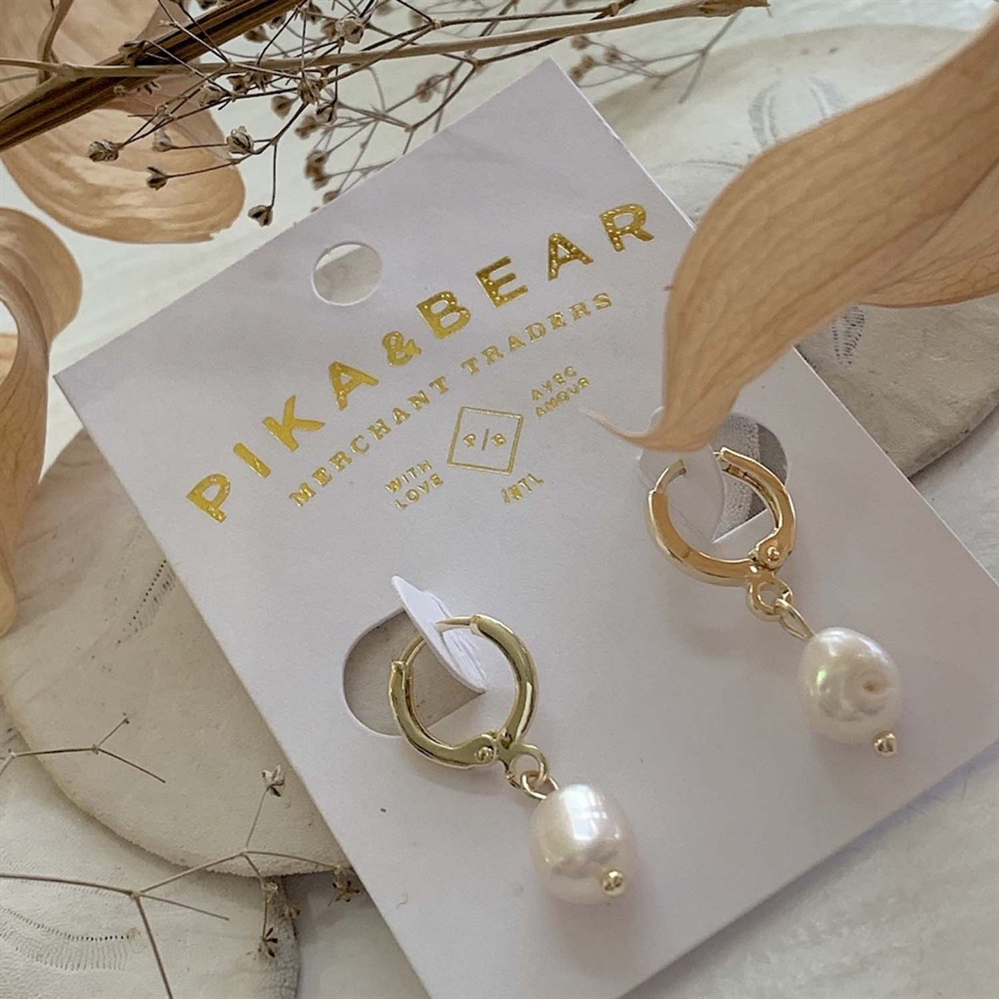 Ruth Freshwater Pearl Drop Earrings