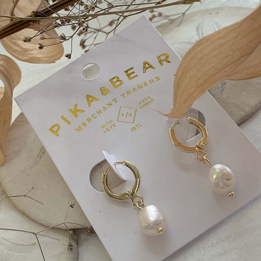 Ruth Freshwater Pearl Drop Earrings