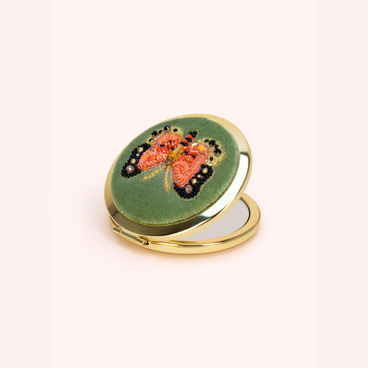 Powder Embroidered Mirror