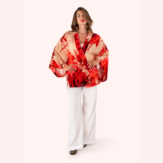 Mid-Length Kimono Jacket