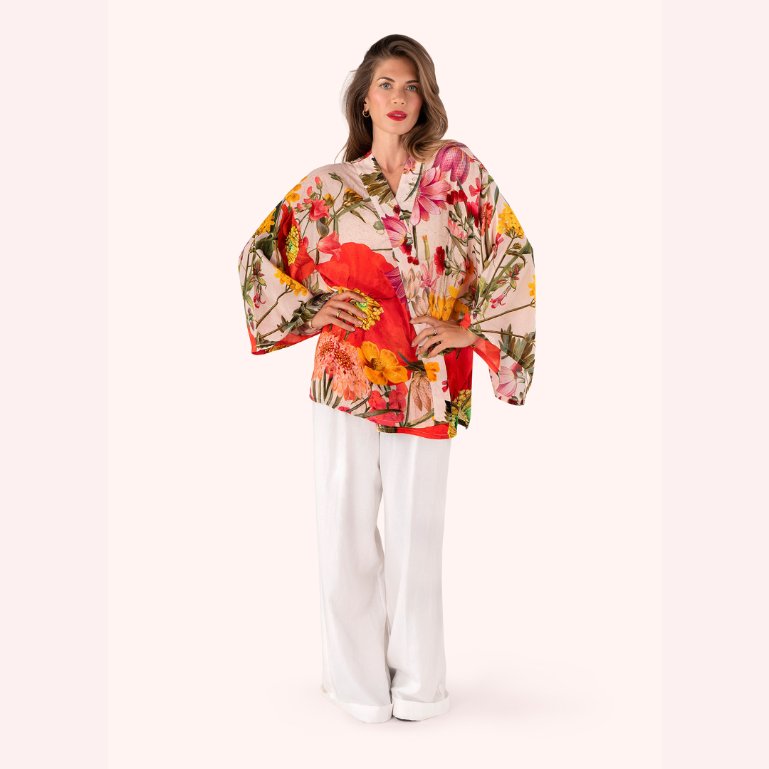 Mid-Length Kimono Jacket