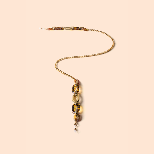 Tortoiseshell Link and Chain Sunglass Chain