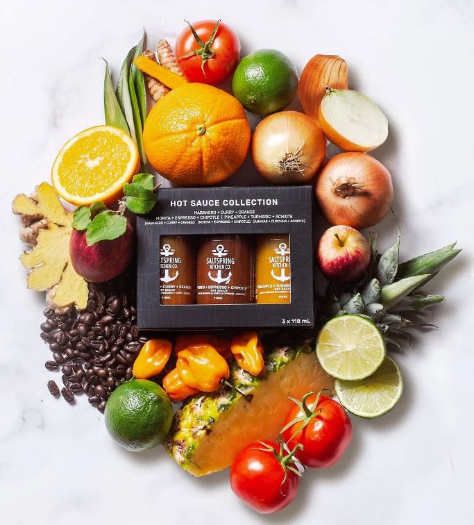Salt Spring Kitchen Co. Hot Sauce Trio