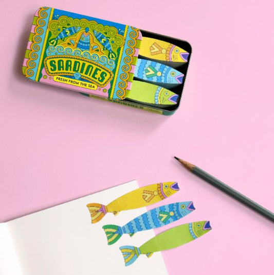 Sardines Fishy Sticky Notes