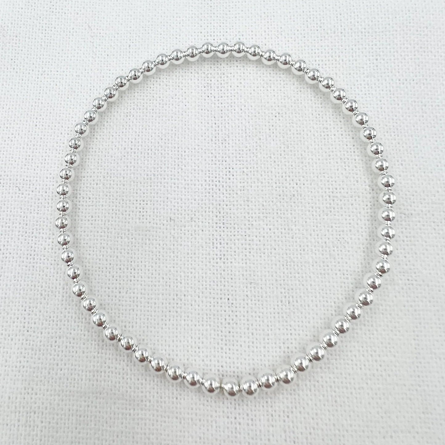 Silver Leave On Bracelet