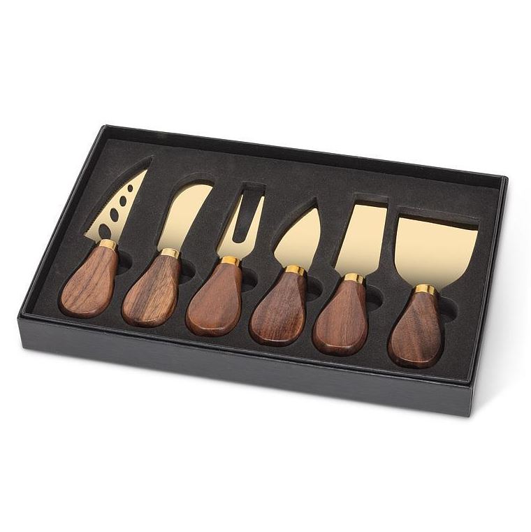 Walnut Handled Cheese Knives Sets
