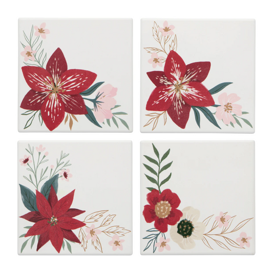 Amaryllis Soak Up Coasters
