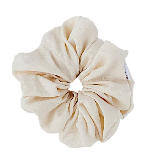 Oversized Linen Scrunchies