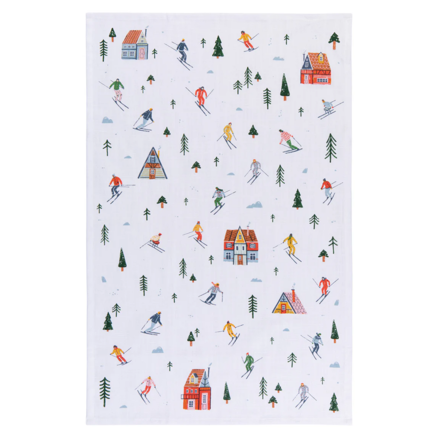 Ski Ya Later Printed Tea Towel