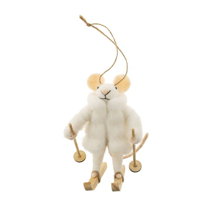 Holiday Felt Mice Ornaments