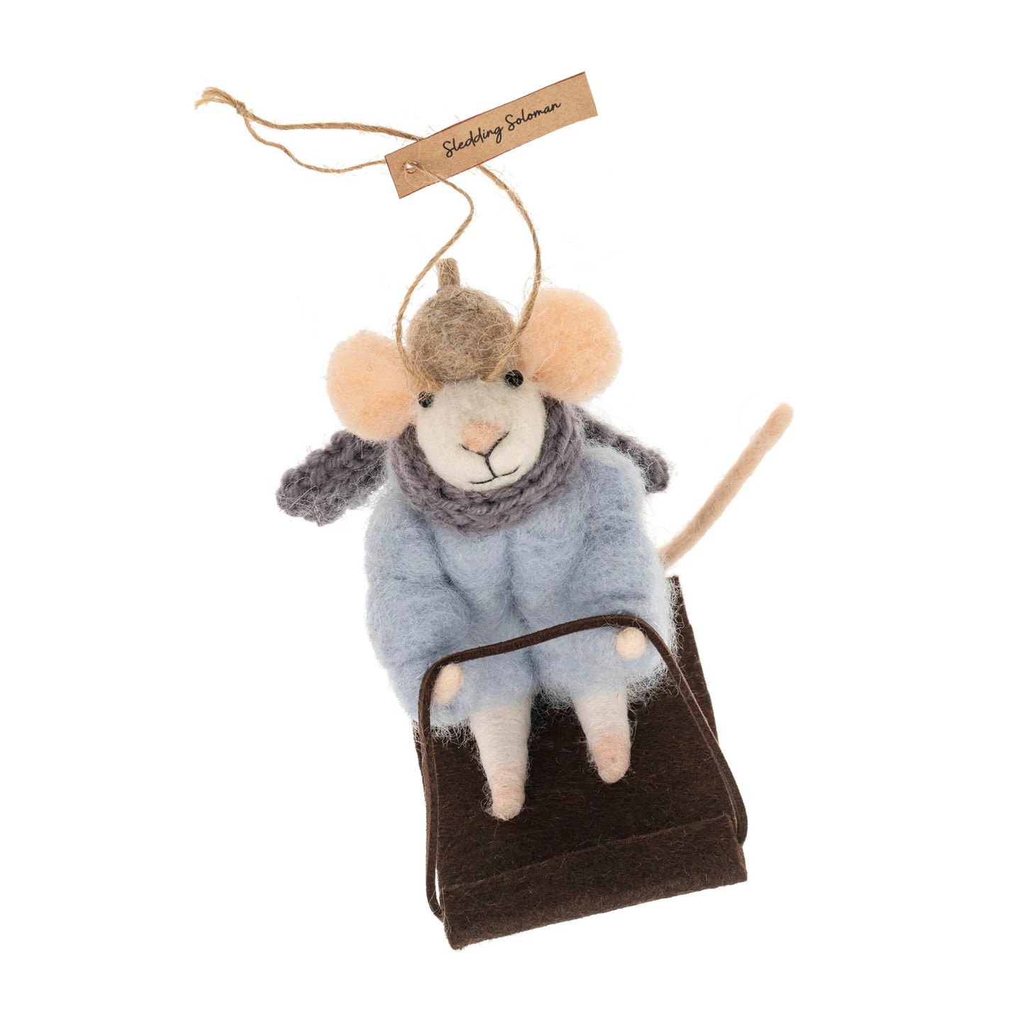 Holiday Felt Mice Ornaments