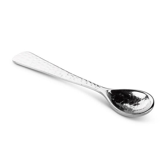 Small Hammered Silver Spoon