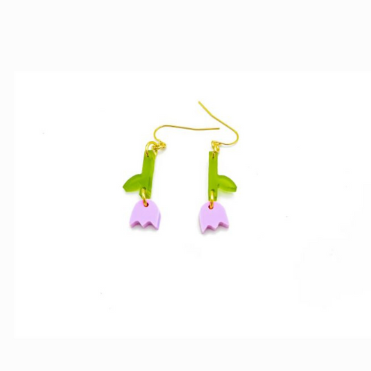 Small Tulip Earrings