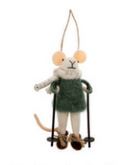 Holiday Felt Mice Ornaments