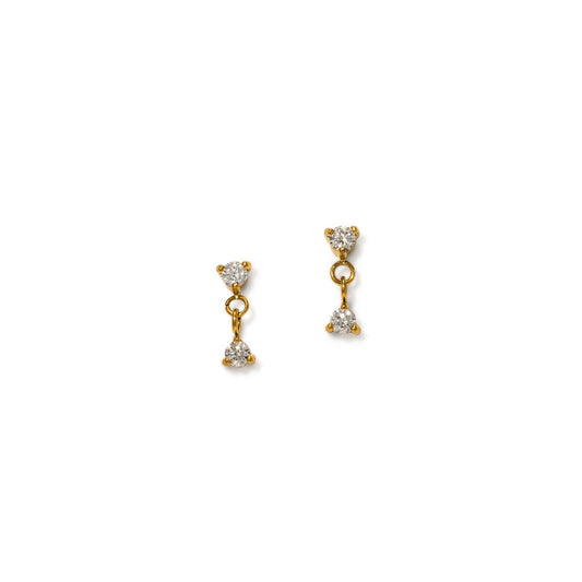 Sol Drop Stud Earrings